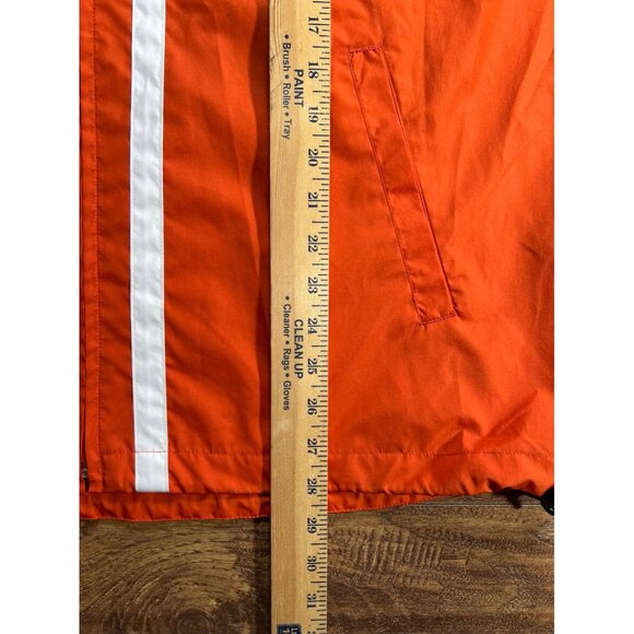 Chaps Ralph Lauren Jacket Mens L Orange Lightweight Windbreaker Zipper Fall - Picture 9 of 9